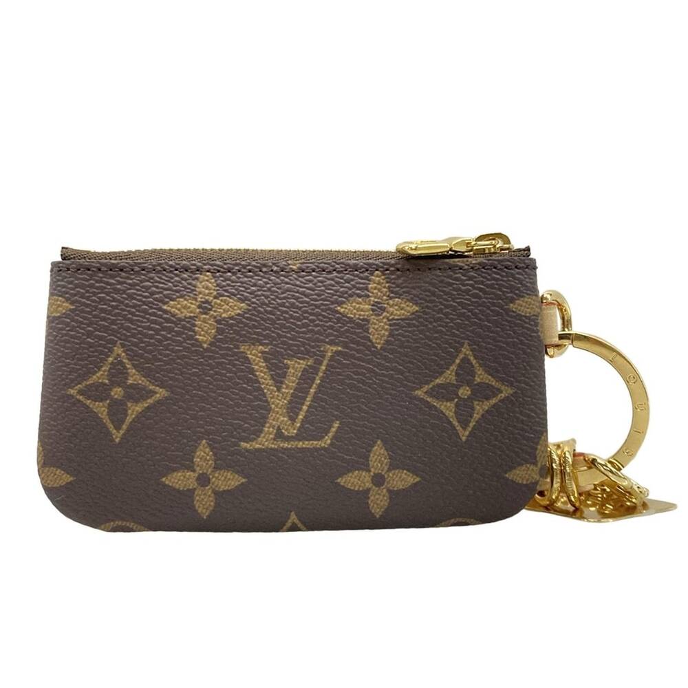 Louis Vuitton Phone Holder Accessory Case M25919 Monogram Canvas Cowhide - Picture 2 of 10